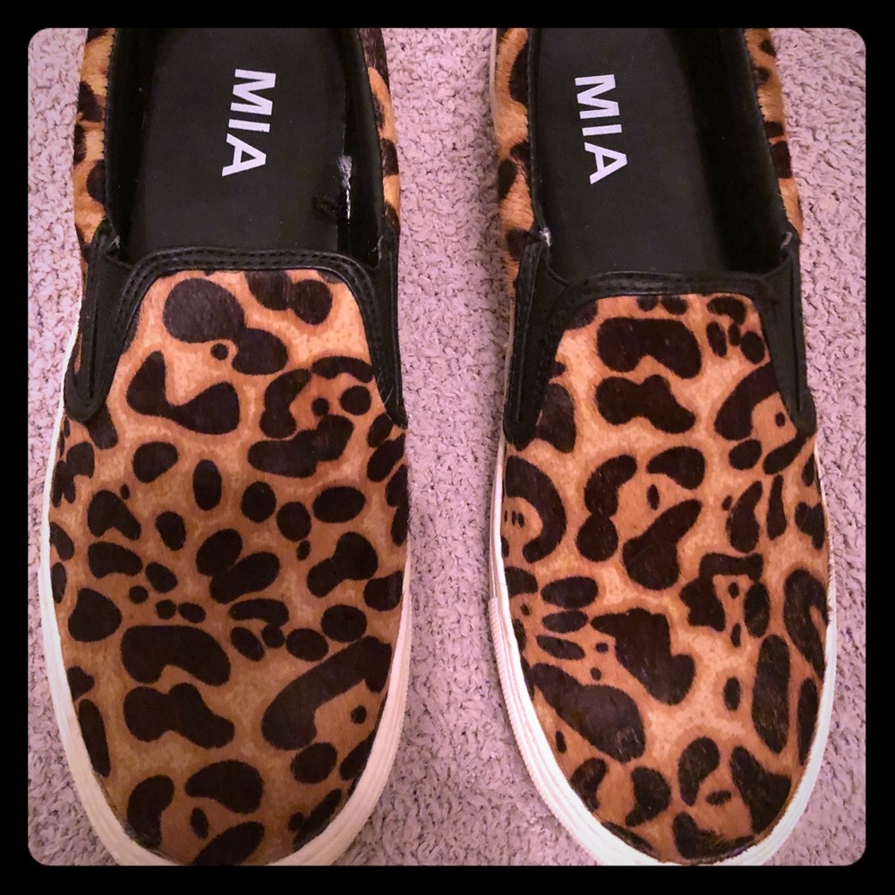Leopard Slip on casual shoes